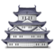 Japanese Castle emoji on Samsung
